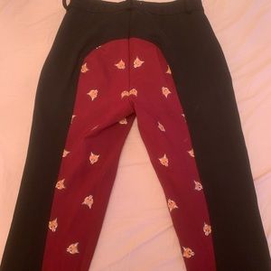 BuckWild Breeches XS Silicone Fox Print FullSeat